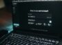 Laptop screen showing a search bar.